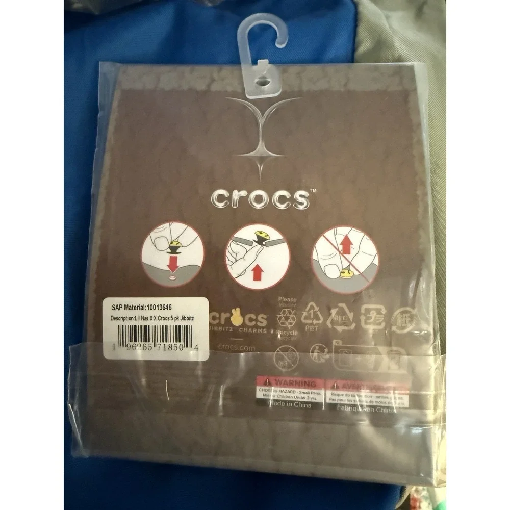 NEW NIP HTF Jibbitz Crocs x Lil Nas X Collaboration Crocs Brand Lil Nas X 5pk